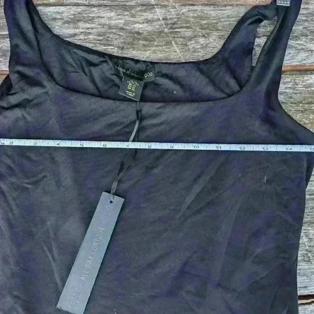 NWT House of Harlow all day contour black body suit with thong back size xl - Picture 4 of 4